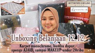 UNBOXING BELANJAAN 12.12 DI SHOPEE