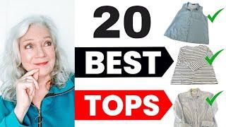 20 Best Tops & Blouses 2024 Women Over 50 & 60