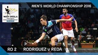 Squash: Rodriguez v Reda - Men's World Championship 2016 Rd 2 Highlights