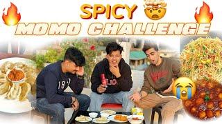 Spicy Momo Challange !!