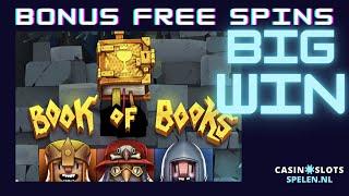 Book of Books (Peter & Sons) bonus free spins (BIG WIN!)