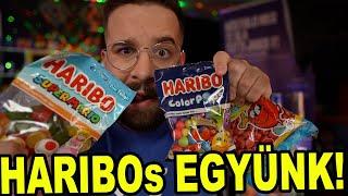 KÜLÖNLEGES külföldi HARIBO gumicukor kóstolás | EGYÜNK!