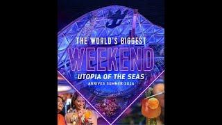 Party All Weekend Long on Utopia of the Seas! Cruise Ship Party Boat From Royal Caribbean Cruises!