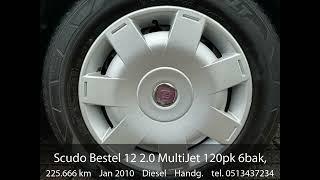 Fiat Scudo Bestel 12 2.0 MultiJet 120pk 6bak,LH1 SX Dubbele Cabine,Airco,Cruise,