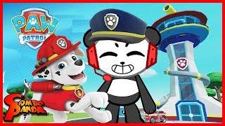 Paw Patrol on a Roll PUPPY HEROES ! Let's Play with Combo Panda