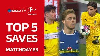 Bundesliga | Top 5 Saves of Matchday 23