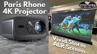 Why it's so IMPORTANT to have a GOOD Projector Screen - Ft  Paris Rhone & Vivid Storm