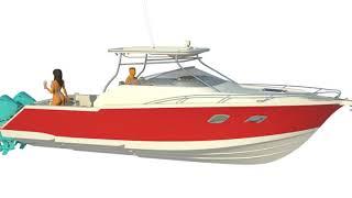 X33 Stepped bottom hull Sport Fishing BoatStepped Hull Sport Fishing Boat Design