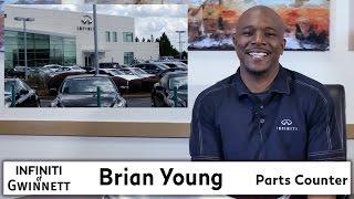 Meet Brian Young INFINITI of Gwinnett Parts Counter