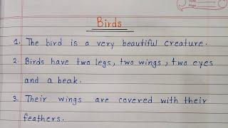 10 Lines Essay On Birds | Easy Sentences About Birds | Essay On Bird In English