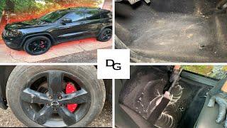 Auto Detailing A Jeep Grand Cherokee!! | Full Interior And Exterior Transformation | Satisfying