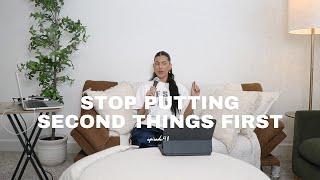 STOP PUTTING SECOND THINGS FIRST! | EP40 | SavedNotSoftPodcast