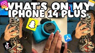 WHAT’S ON MY IPHONE 14 PLUS + NEW CAMERA!!