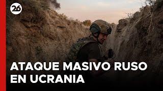 Ataque masivo ruso en Ucrania