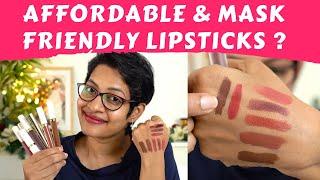 Myglamm Lipsticks | Different Formula's Review & Swatches | JoyGeeks