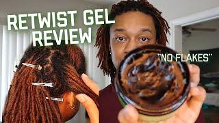 GEL THAT DOESN'T FLAKE!? | Loc Retwisting Gel REVIEW