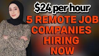 5 Entry Level Remote Jobs NO EXPERIENCE NEEDED 2023