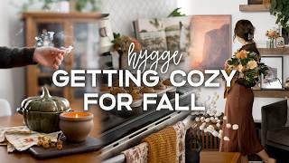 GETTING COZY FOR FALL  | Minimal Autumn Decor, Pumpkin Coffee & Baking Muffins