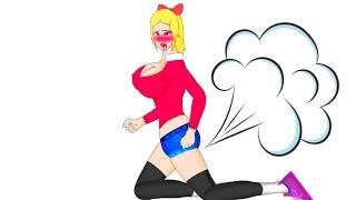 The Gym Girl Fart Animation | FFK Animation|DC2