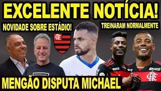 FLAMENGO ENTRA NA DISPUTA PARA CONTRATAR MICHAEL! EXCELENTE NOTÍCIA NO MENGÃO! NOVIDADES DO ESTÁDIO!