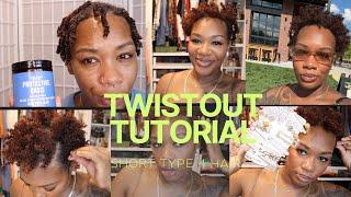 Chatty Twist Out Tutorial|Short Natural Hair #4b #4c|Ft Artello