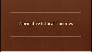 Normative Ethical Theories | Deontology, Consequentialism, & Virtue Ethics | BIOETHICS