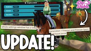 UI CHANGES, HORSE UPDATES, & PATH OF TERRA!! STAR STABLE UPDATES  