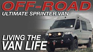 How To Build a LIFTED Off-Road Sprinter Van - Living The Van Life