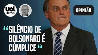 Silêncio de Bolsonaro é cúmplice diante de ataque contra Vera Magalhães e marmita negada, diz Josias