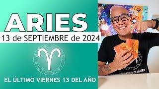 ARIES | Horóscopo de hoy 13 de Septiembre 2024