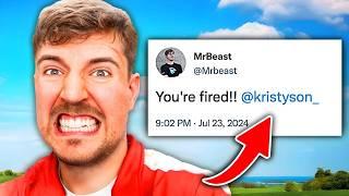 MrBeast Confirms He Fired Kris Tyson