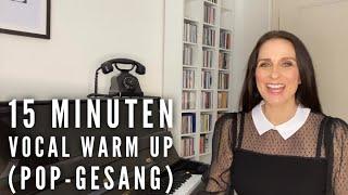 15 Min. VOCAL WARM UP für Pop-Gesang - Sing dich mit mir zusammen ein!