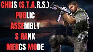 The Mercenaries United Chris (S.T.A.R.S.) Public Assembly S Rank! Resident Evil 5 Mercenaries Mode