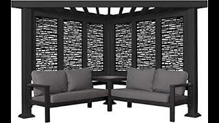 Review Backyard Discovery Glendale Modern Steel Cabana Pergola  2021