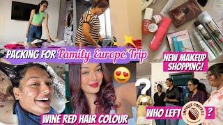 Pack & PREP for Family Europe Trip Red Hair! Summer Outfits, New Nails & more #HustleWSar