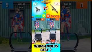 AKM vs Uzi Comparison in PUBG MOBILE #love #zodking #bgmi #pubgmobile #gaming #mobilegame #pubg