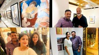 Padmashri Padmabhushan Artist Exhibition on the eve of his 100th yr  Book Launch at Oberoi Hotel