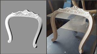 Спинка кресла на ЧПУ. Chair backrest with CNC