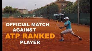 Official Tennis Match Against ATP Player - Futures $15k | Highlights (TENFITMEN - Episode 81)