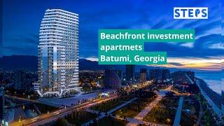 BEACHFRONT INVESTMENT APARTMENTS IN BATUMI GEORGIA | RESIDENTIAL COMPLEX STEPS