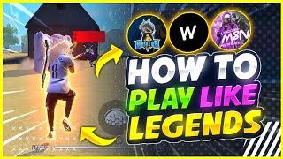 How To Play Like Raistar & White FF | Raistar Movement Speed Trick | Free Fire Headshot Setting 