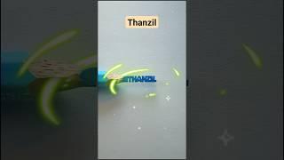 #thanzil #nameart #pencilart #pencilcarving