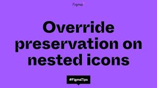 Override preservation on nested icons