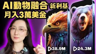 【保姆級實操】Ai賺錢新利基，如何利用ChatGPT製作【動物融合】病毒式傳播視頻，賺取被動收入，AI繪圖軟件教程，AI融合，AI動物，ai生成視頻，VIdu AI