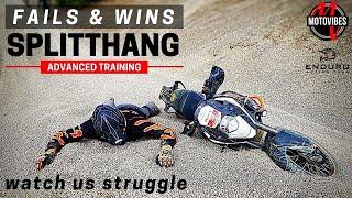 DER SPLITTHANG - WATCH US STRUGGLE // Advanced Offroad Training Enduro Action Team // KTM 1290 SAS