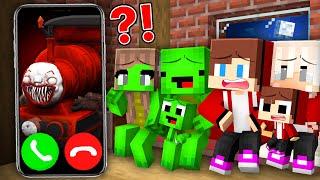 How SCARY CHO CHO CHARLES Called To JJ and Mikey Family at Night in Minecraft! - Maizen