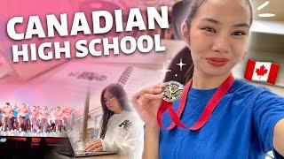 day in my life at a canadian high school *senior year*