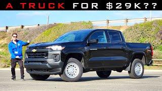 2023 Chevy Colorado WT // The Most Affordable Model is Surprisingly Good! ($29,000)