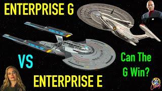 Can The Enterprise G Defeat The Enterprise E? - Star Trek Starship Battles
