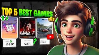  Top 5 Best Games For Your New Gaming Channel In 2024 (Instant Growth )